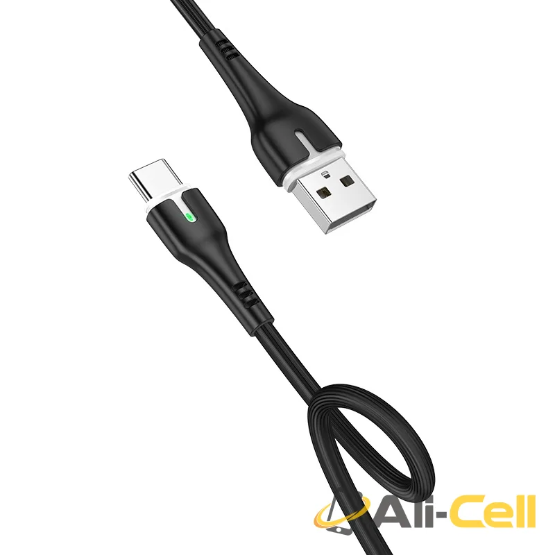 Cable USB to Type-C “X45 Surplus” charging data sync (X45 Type C Black, 1.0m) — 3
