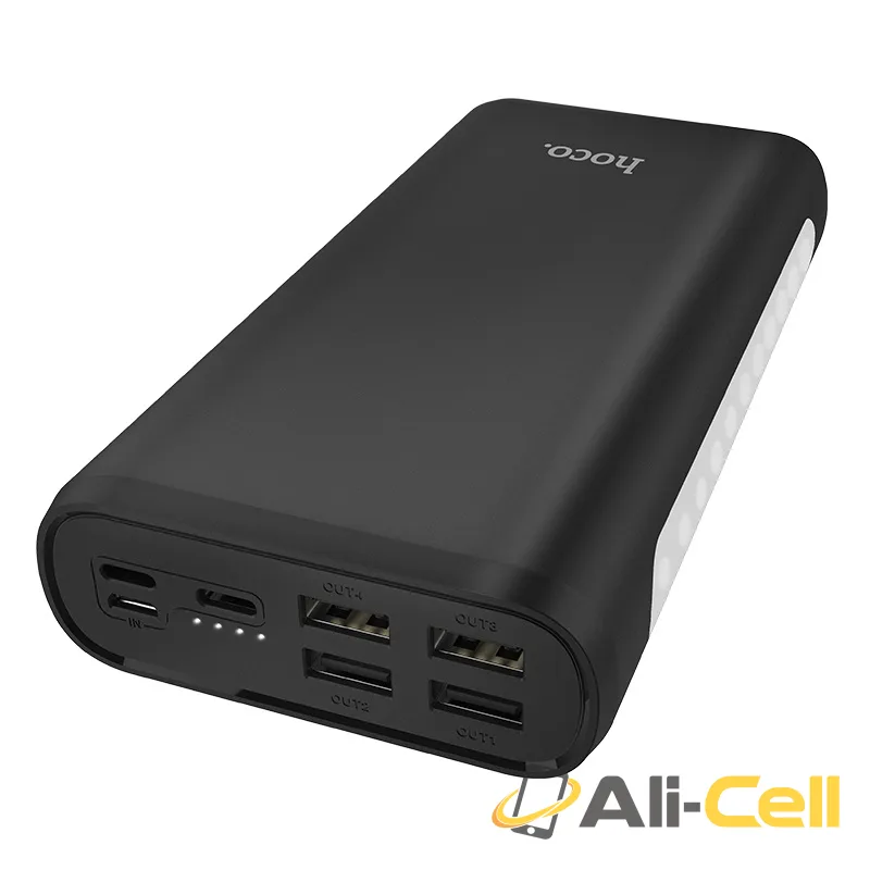 Power bank “J60 Snowflake” 30000mAh with table lamp (J60 White) — 2