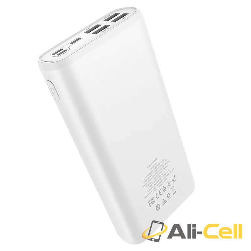 Power bank “J60 Snowflake” 30000mAh with table lamp (J60 White) — 3