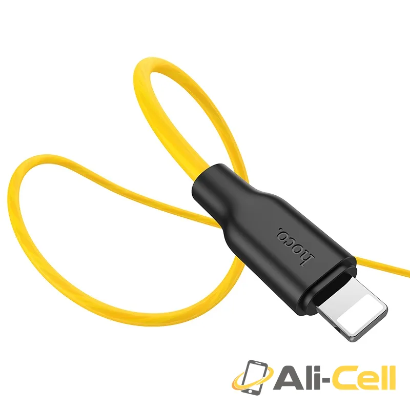 Cable USB to Lightning “X21 Plus fluorescent” charging data sync (X21 Plus Fluorescent Lightning Green, 1.0m) — 3