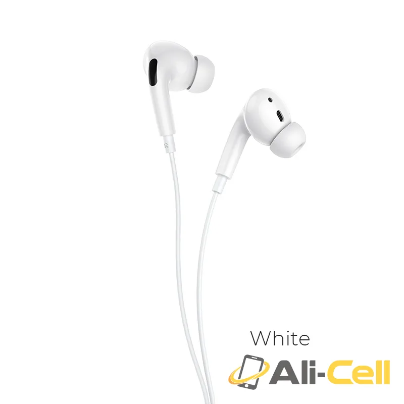 Wired earphones Type-C “M1 Pro Original series” with mic (M1 Pro Type C White)