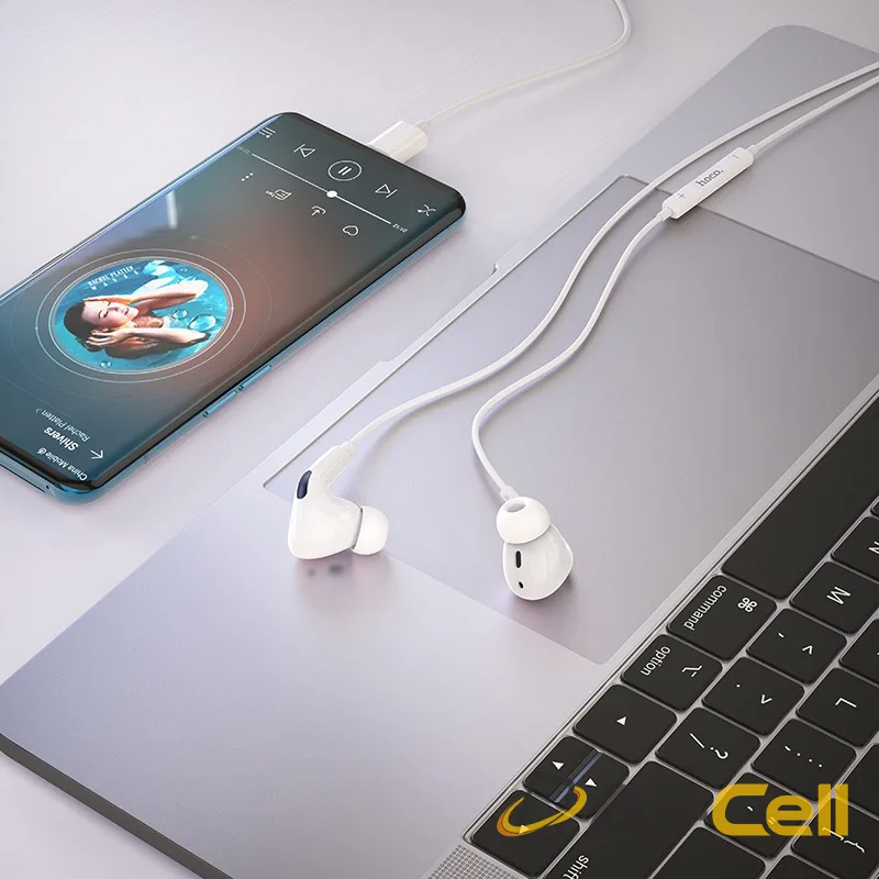 Wired earphones Type-C “M1 Pro Original series” with mic (M1 Pro Type C White) — 5