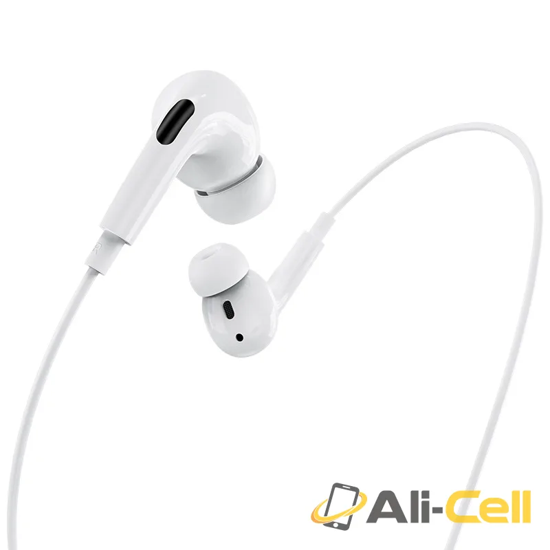 Wired earphones for Lightning “M1 Pro Original series” with mic (M1 Pro Lightning White) — 4