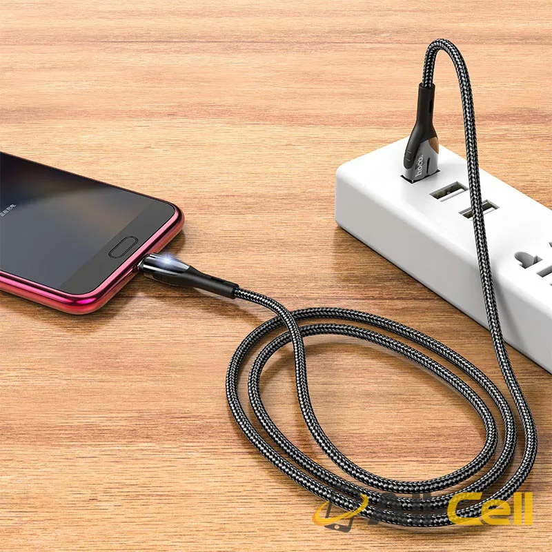Cable USB to Micro-USB “U89 Safeness” charging data sync (U89 Micro Usb Red, 1.2m) — 5