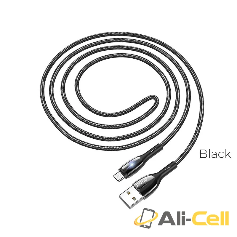 Cable USB to Micro-USB “U89 Safeness” charging data sync (U89 Micro Usb Black, 1.2m)