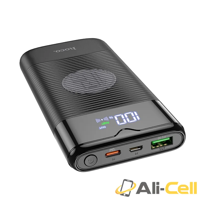 Power bank “J63 Velocity” PD+QC3.0 wireless charging 10000mAh (J63 White) — 3