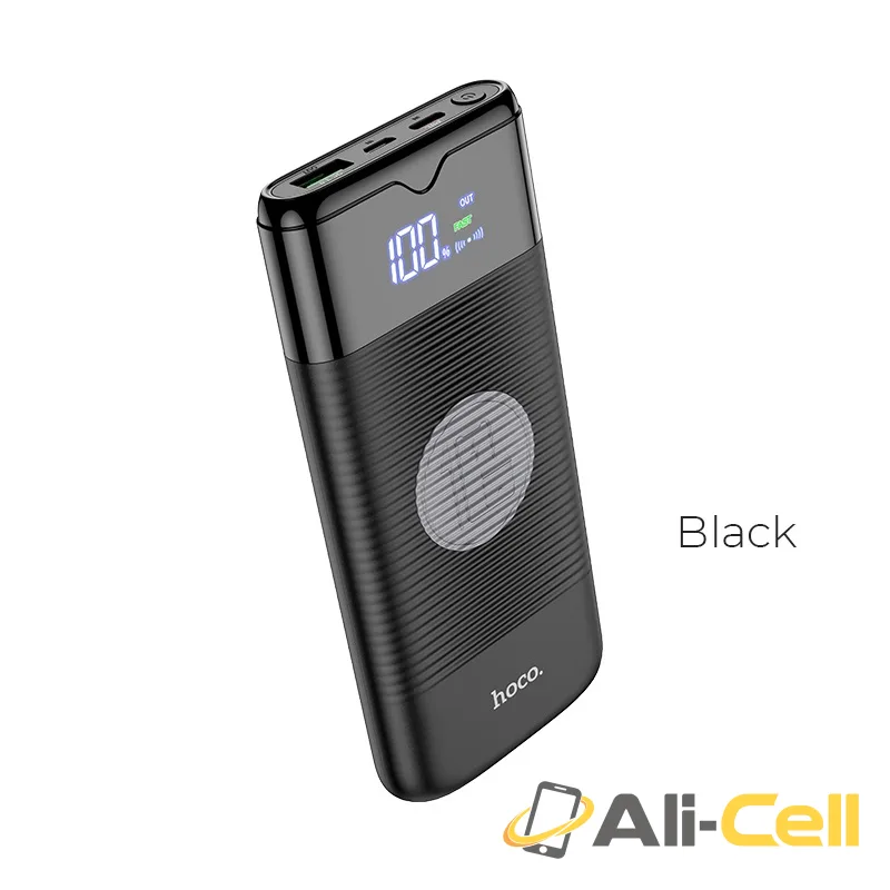Power bank “J63 Velocity” PD+QC3.0 wireless charging 10000mAh (J63 Black)