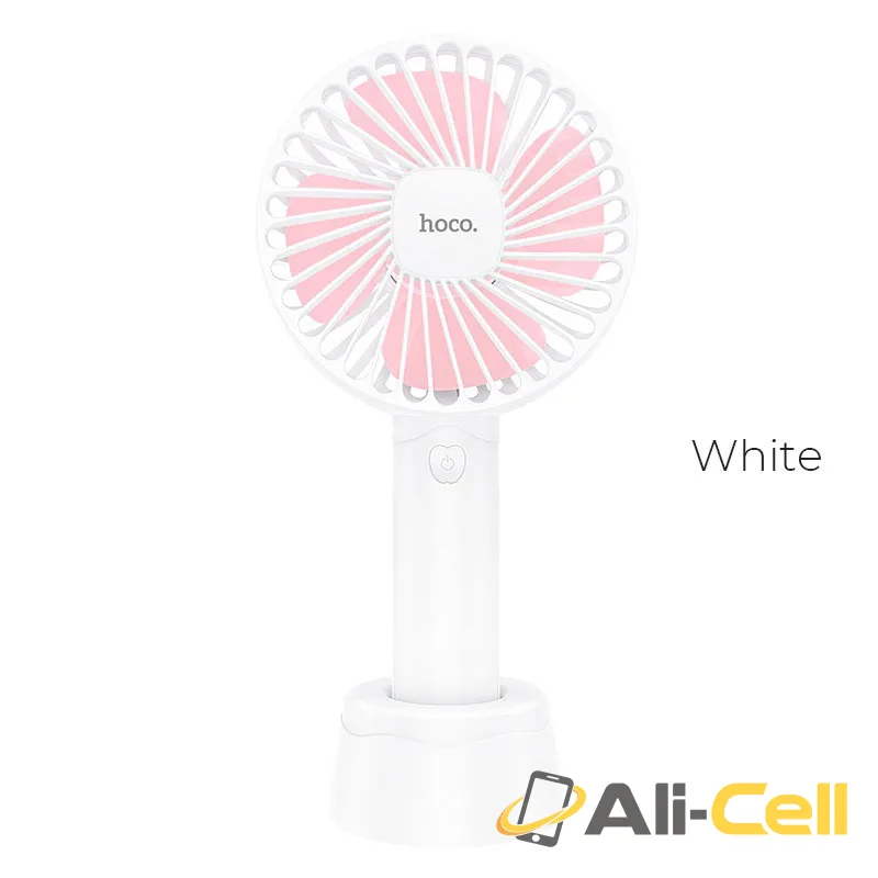 Portable fan “F12 Heroic” handheld and desktop (F12 White)