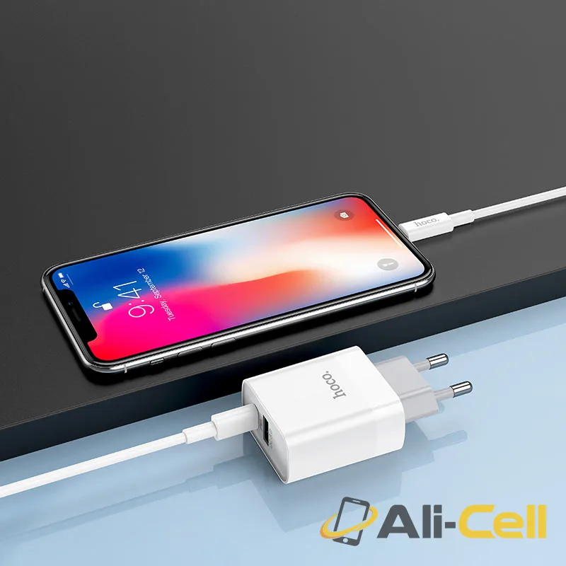 Wall charger “C80A Rapido” PD + QC3.0 EU plug set with cable (C80a White, Single) — 5
