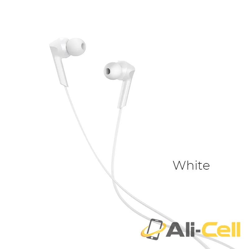 Wired earphones 3.5mm “M72 Admire” with mic (M72 White)