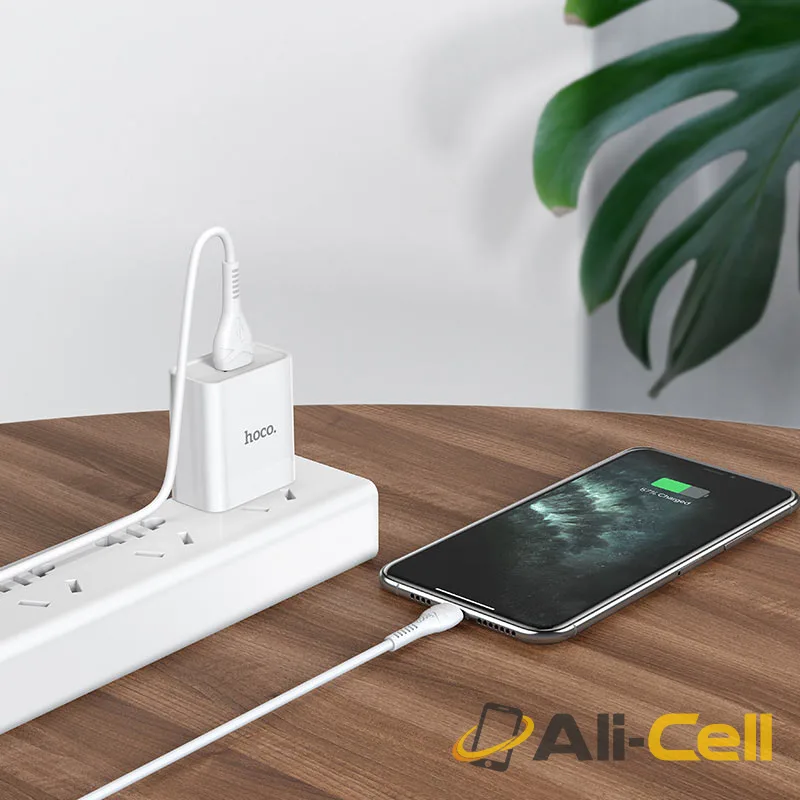 Wall charger “C81 Asombroso” US plug set with cable (C81 Lightning White, Set With Lightning Cable) — 6