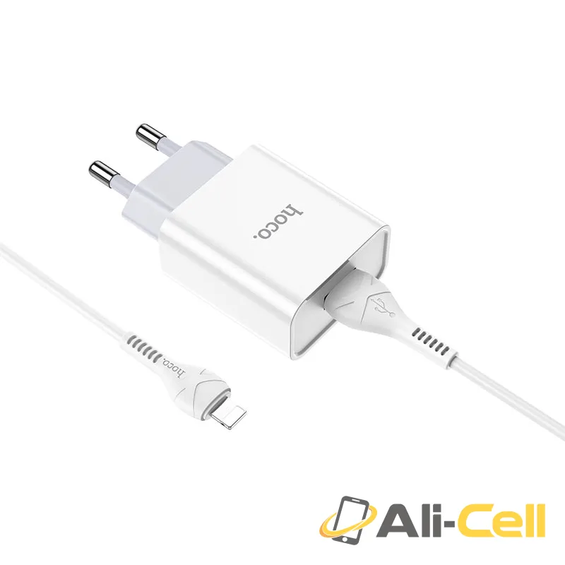 Wall charger “C81A Asombroso” EU plug set with cable (C81a Type C White, Set With Type C Cable) — 2