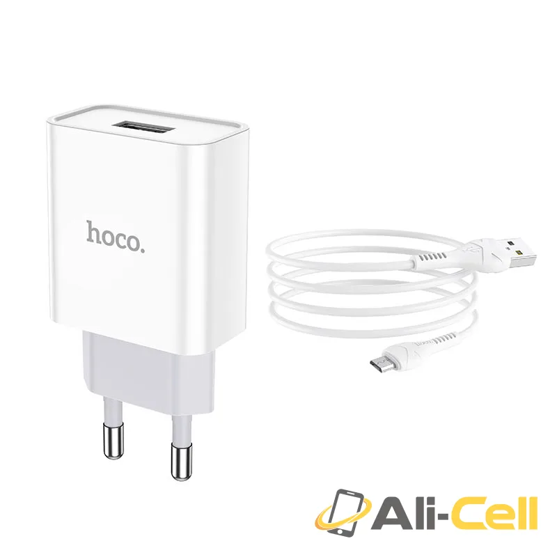Wall charger “C81A Asombroso” EU plug set with cable (C81a Lightning White, Set With Lightning Cable) — 4