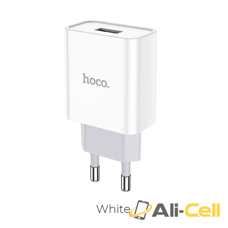 Wall charger “C81A Asombroso” EU plug set with cable (C81a White, Single)