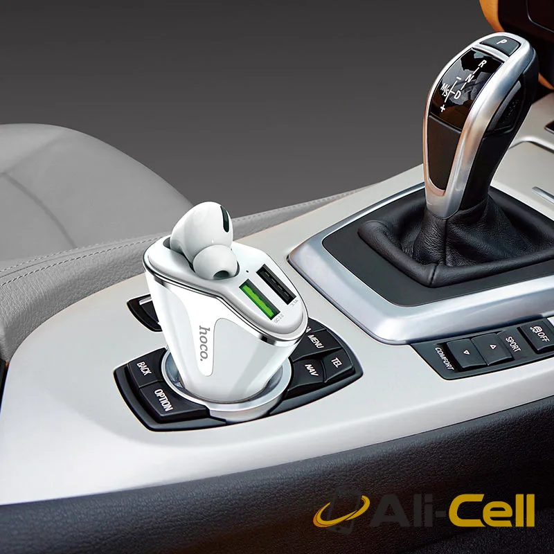 Car charger “E47 Pro Traveller” with wireless headset (E47 Pro White) — 6
