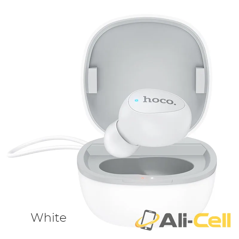 Wireless headset “E50 Wise mini” with charging case (E50 White)
