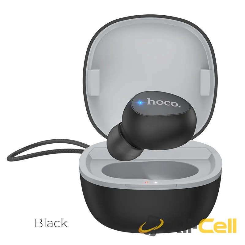 Wireless headset “E50 Wise mini” with charging case (E50 Black)