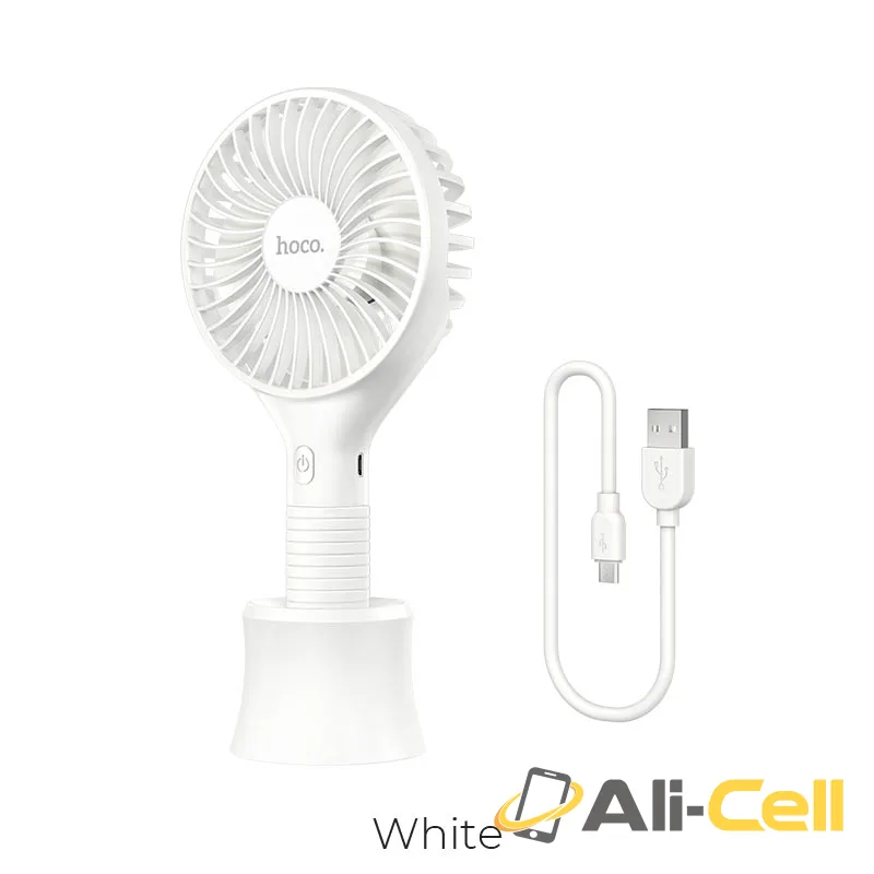 Portable fan “F13 Mickey” handheld and desktop (F13 White)
