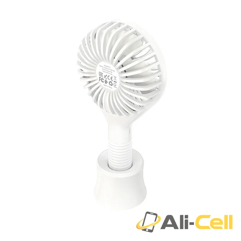 Portable fan “F13 Mickey” handheld and desktop (F13 White) — 4