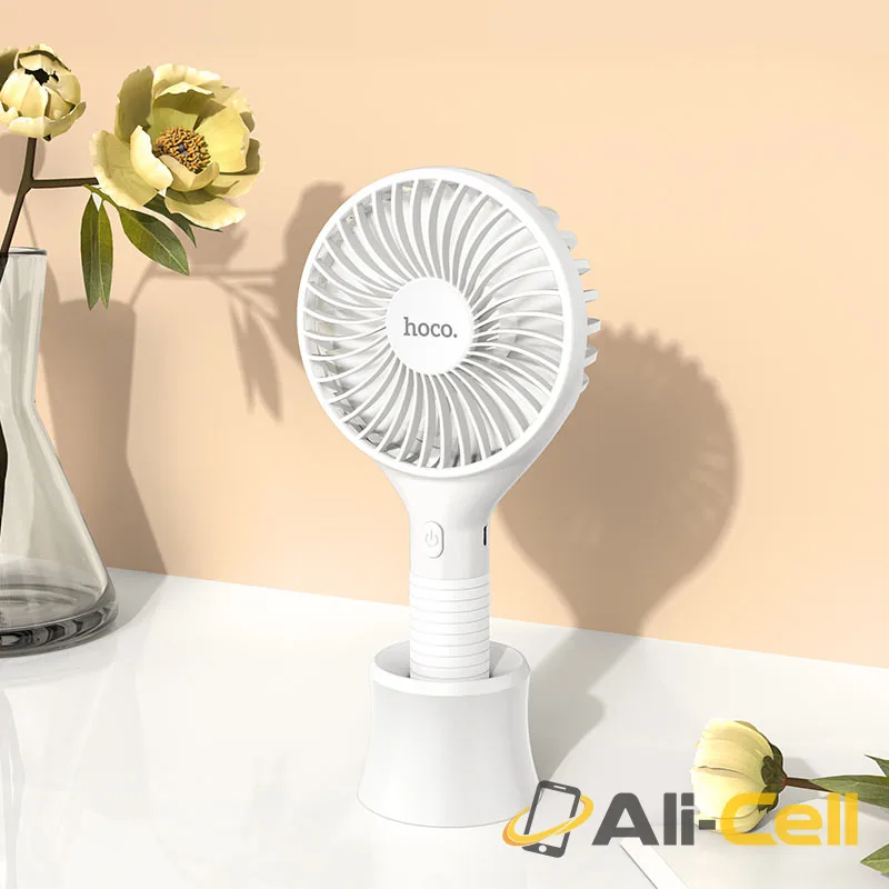 Portable fan “F13 Mickey” handheld and desktop (F13 White) — 5