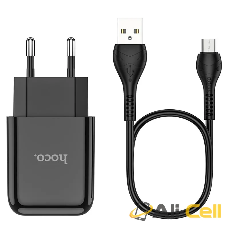 Wall charger “N2 Vigour” EU plug set with cable (N2 Lightning White, Set With Lightning Cable) — 3