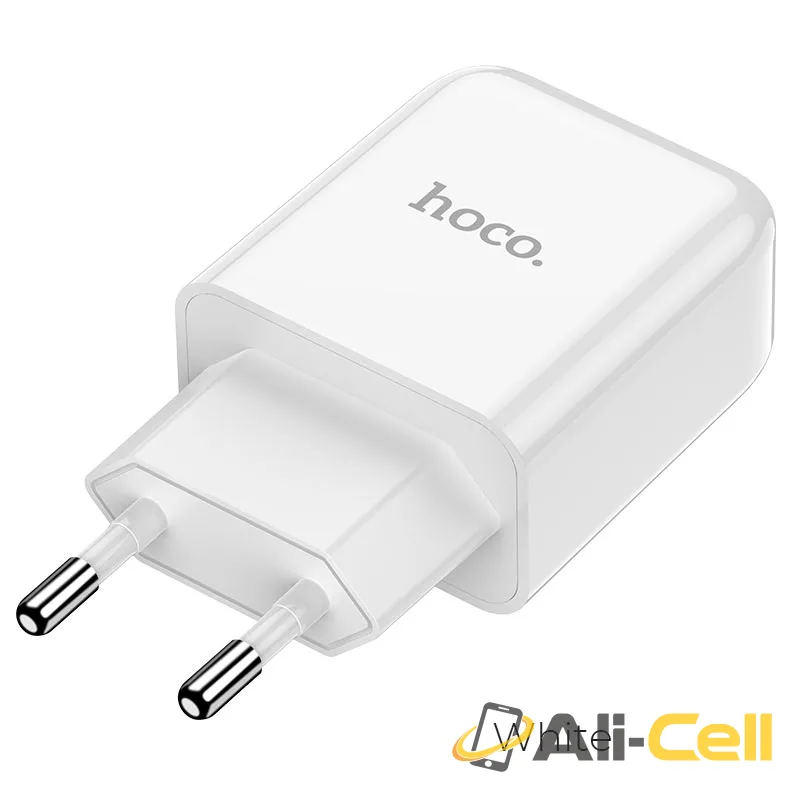 Wall charger “N2 Vigour” EU plug set with cable (N2 White, Single)