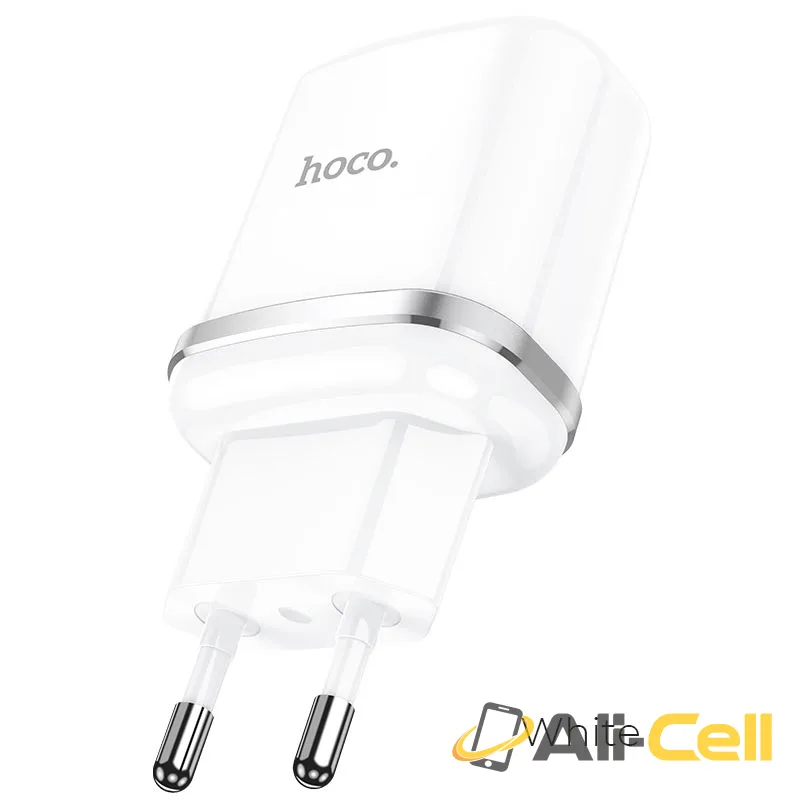 Wall charger “N3 Vigour” QC3.0 EU plug set with cable (N3 White, Single)
