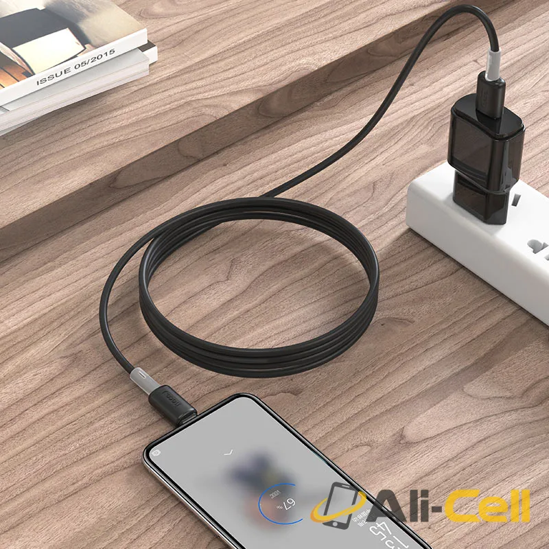 Cable USB to Type-C “X48 Soft Silicone” charging data sync (X48 Type C White, 1.0m) — 6