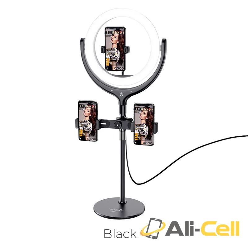 Tabletop holder “LV01 Rouge” for live broadcast (Lv01 Black)