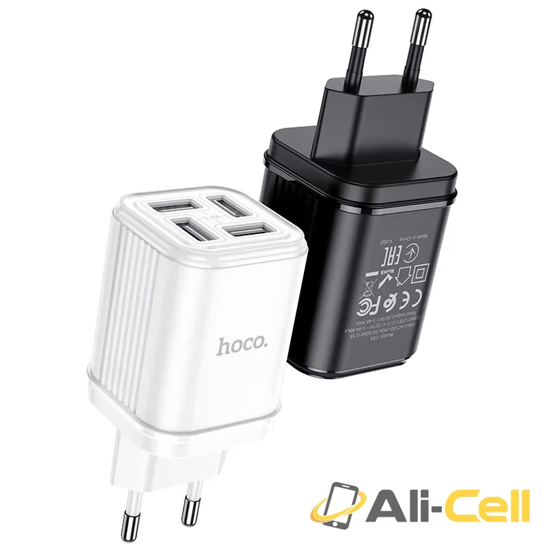 Wall charger “C84A Resolute” EU plug (C84a Black) — 3