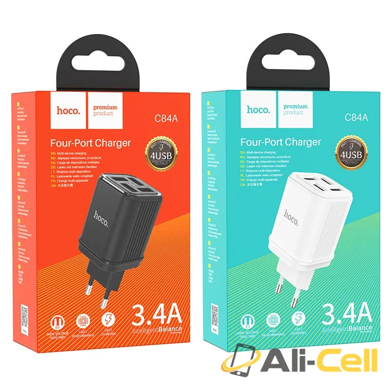 Wall charger “C84A Resolute” EU plug (C84a Black) — 7