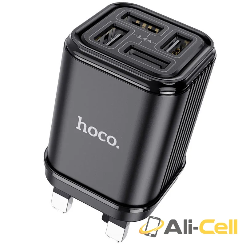 Wall charger “C84B Resolute” UK plug (C84b Black) — 2