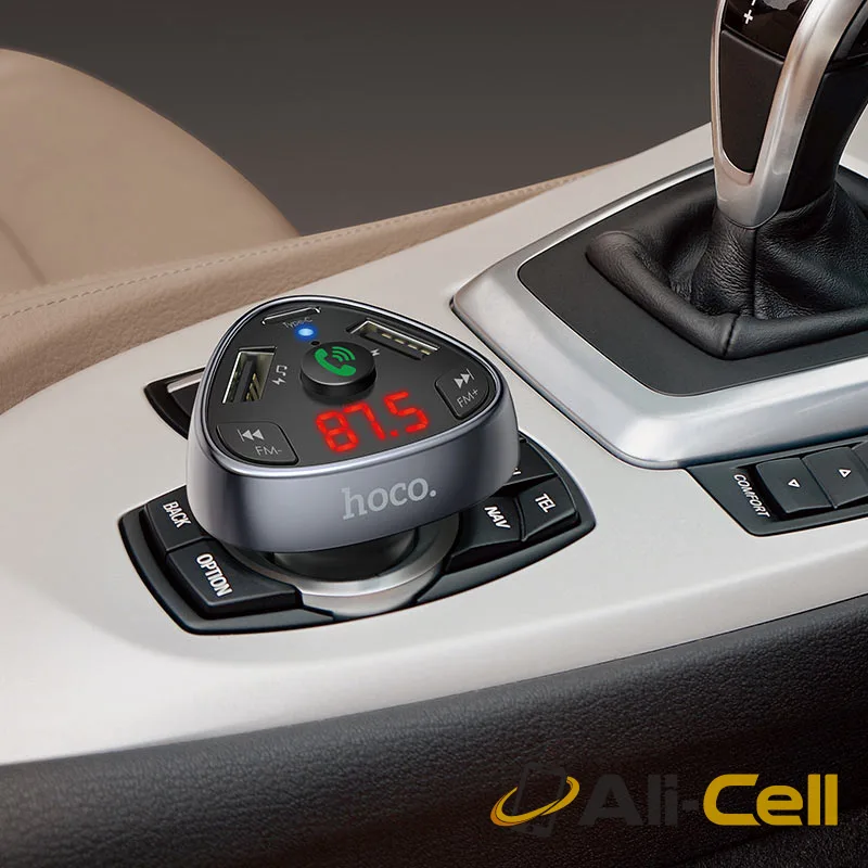 Car charger “E51 Road treasure” BT FM transmitter (E51 Black) — 5