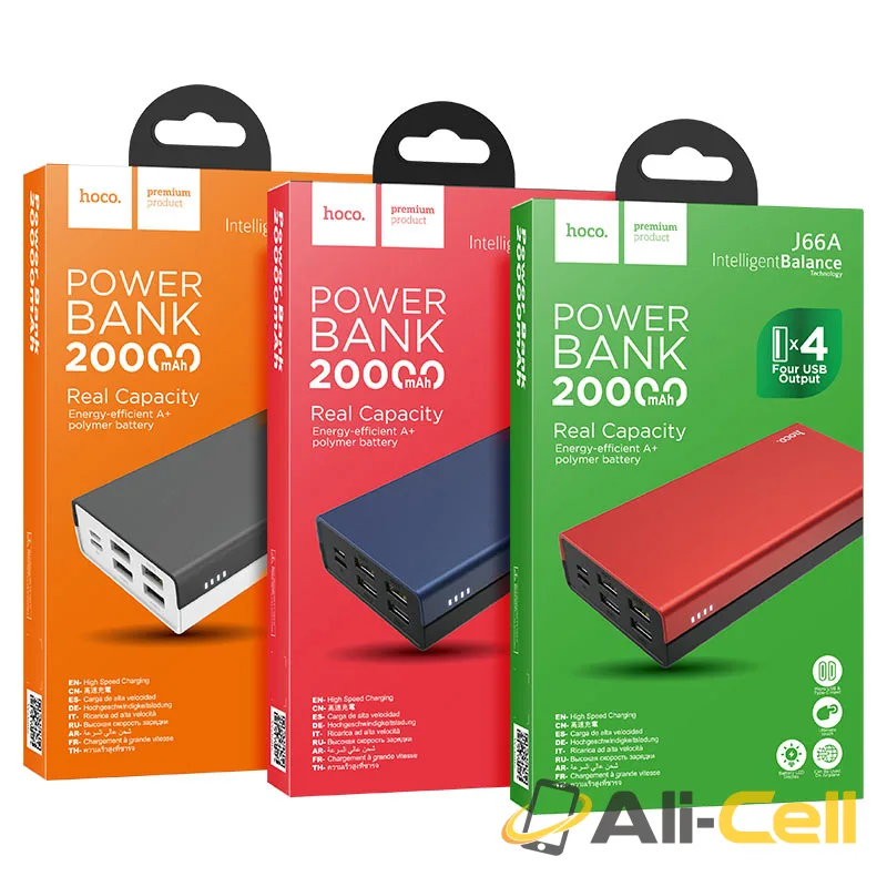 Power bank “J66A Fountain” 20000mAh (J66a Red) — 7