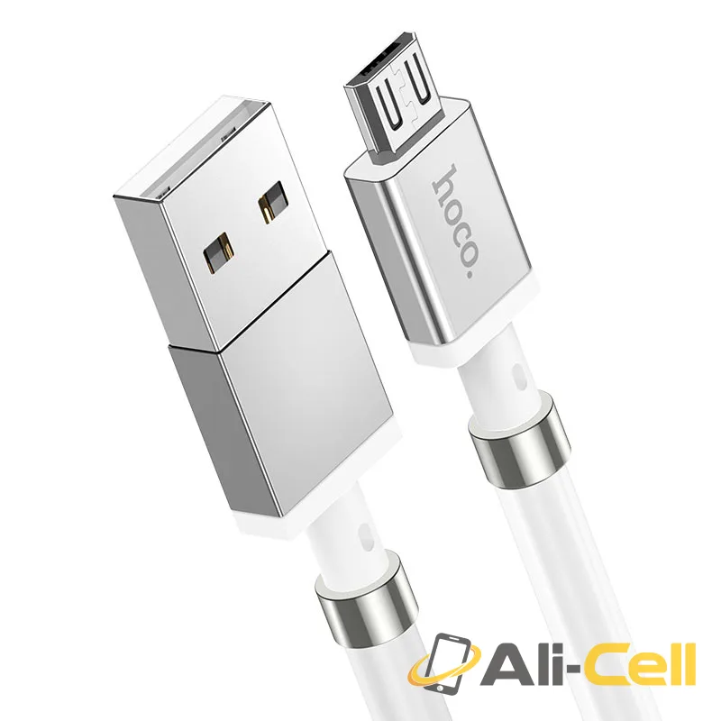 Cable USB to Micro-USB “U91 Magic magnetic” for charging (U91 Micro Usb White, 1.0m) — 2