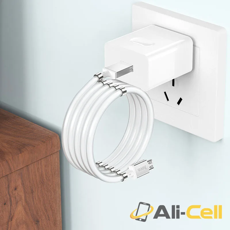Cable USB to Micro-USB “U91 Magic magnetic” for charging (U91 Micro Usb White, 1.0m) — 6