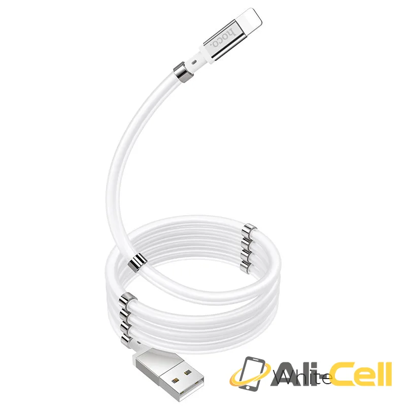 Cable USB to Lightning “U91 Magic magnetic” for charging (U91 Lightning White, 1.0m)