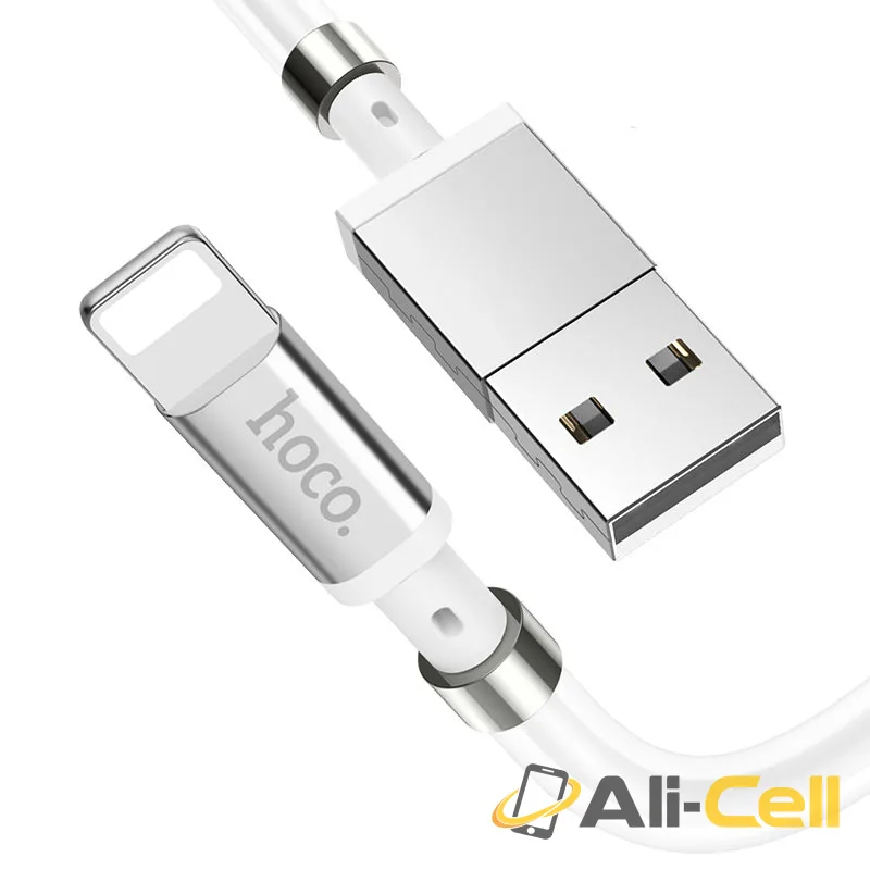 Cable USB to Lightning “U91 Magic magnetic” for charging (U91 Lightning White, 1.0m) — 2