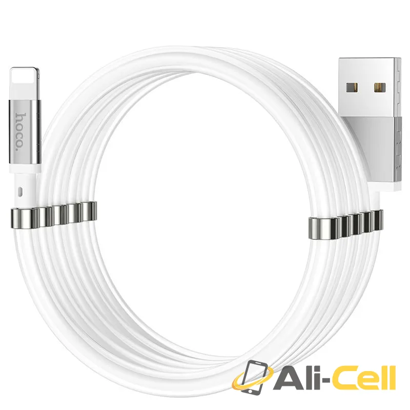 Cable USB to Lightning “U91 Magic magnetic” for charging (U91 Lightning White, 1.0m) — 3