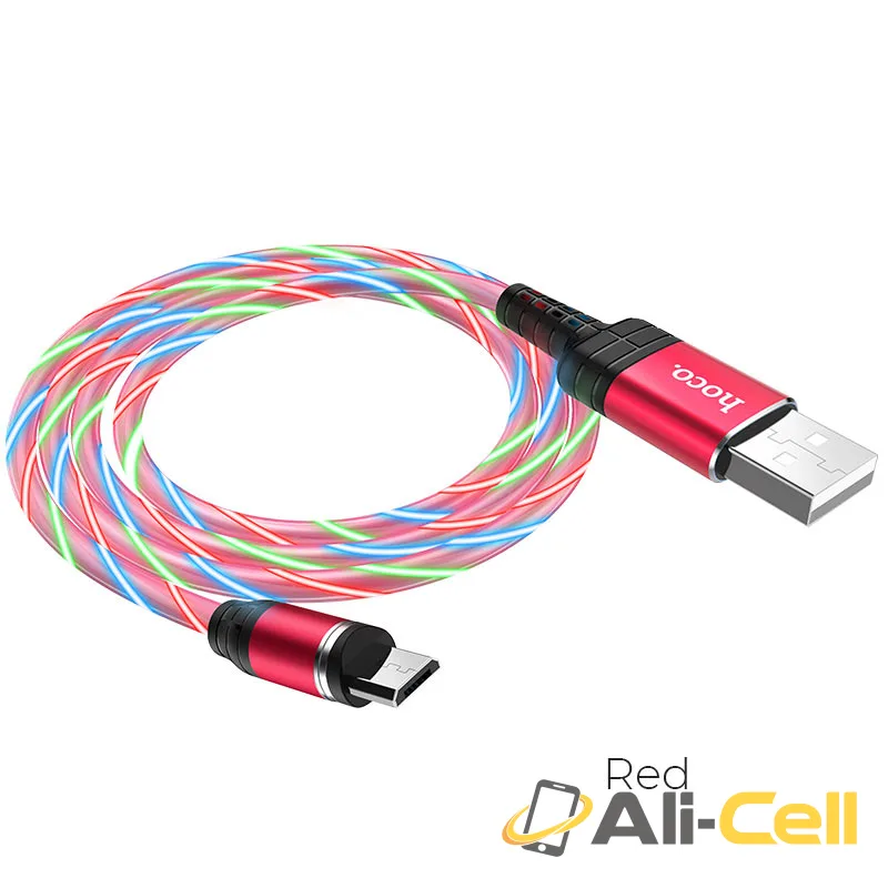 Cable USB to Micro-USB “U90 Ingenious streamer” for charging (U90 Micro Usb Red, 1.0m)
