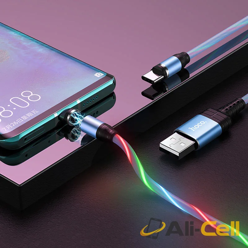 Cable USB to Type-C “U90 Ingenious streamer” for charging (U90 Type C Red, 1.0m) — 6