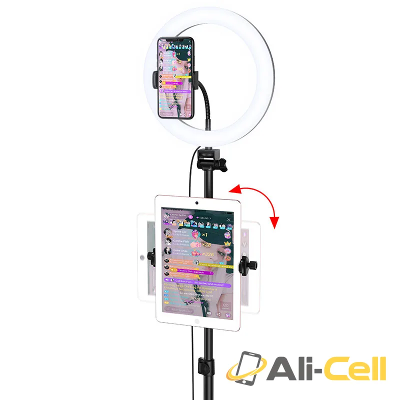 Tabletop holder “LV02 Aesthetic light” for live broadcast (Lv02 Black) — 4
