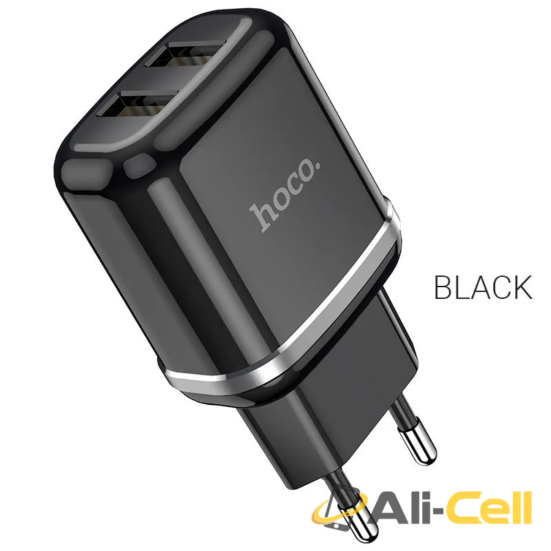 Wall charger “N4 Aspiring” EU plug set with cable (N4 Black, Single)