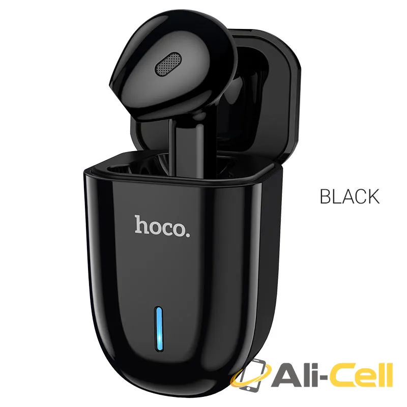 Wireless headset “E55 Flicker” with charging case (E55 Black)