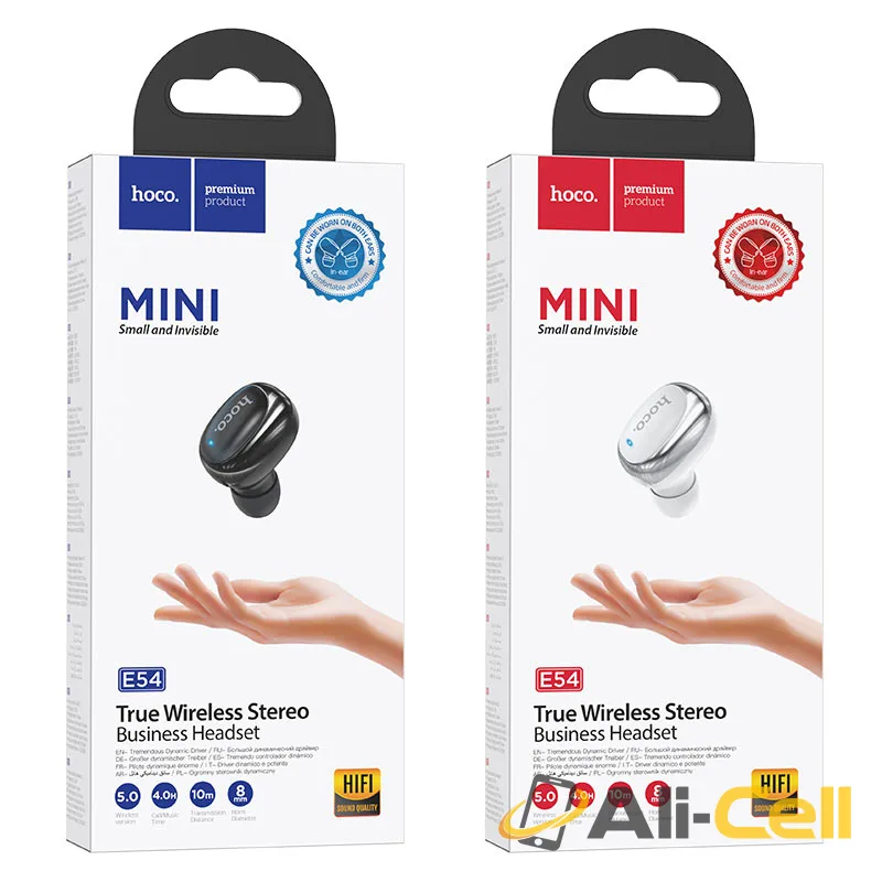 Wireless headset “E54 Mia mini” earphone with mic (E54 White) — 7