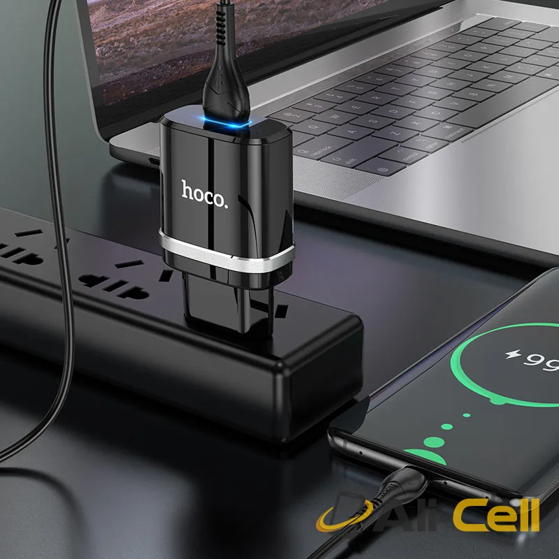 Wall charger “N1 Ardent” EU plug set with cable (N1 Lightning Black, Set With Lightning Cable) — 6