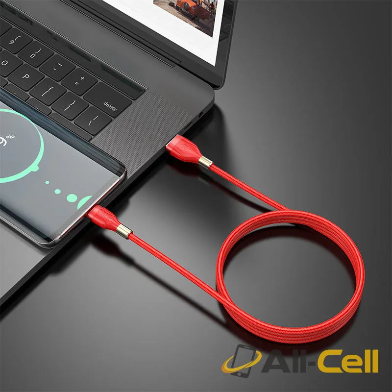 Cable USB to Type-C “U92 Gold collar” charging data sync (U92 Type C Black, 1.2m) — 6