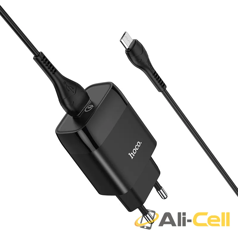 Wall charger “C72Q Glorious” QC3.0 EU plug set with cable (C72q Micro Usb Black, Set With Micro Usb Cable) — 4