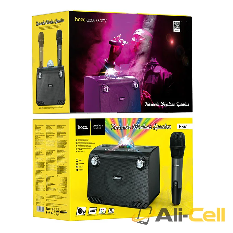 Wireless speaker “BS41 Warm Sound” portable loudspeaker (Bs41 Black) — 7