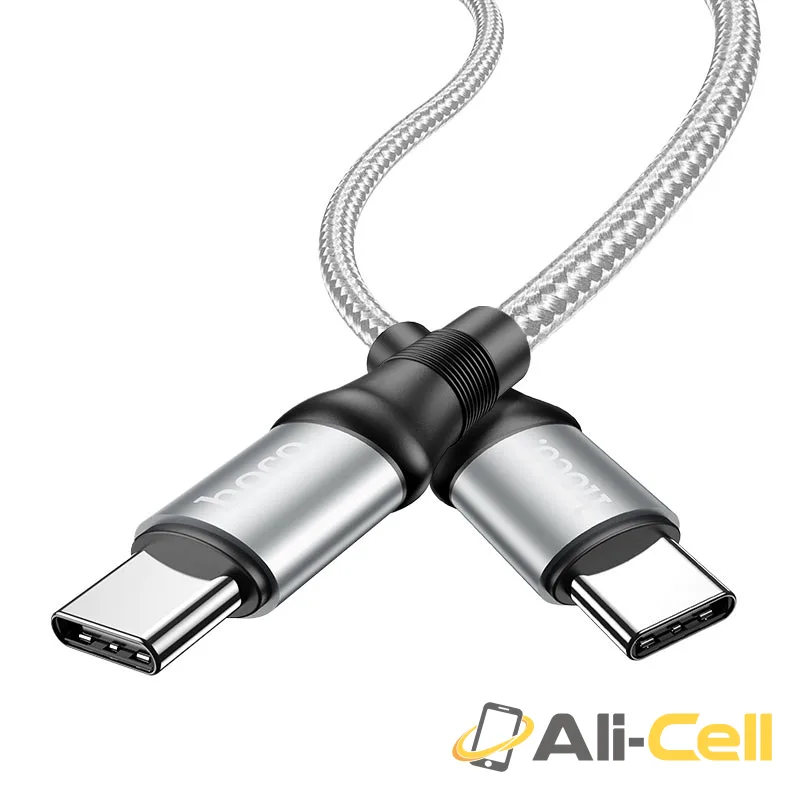 Cable Type-C to Type-C “X50 Exquisito” 100W charging data sync (X50 100w Type C Black, 1.0m) — 2